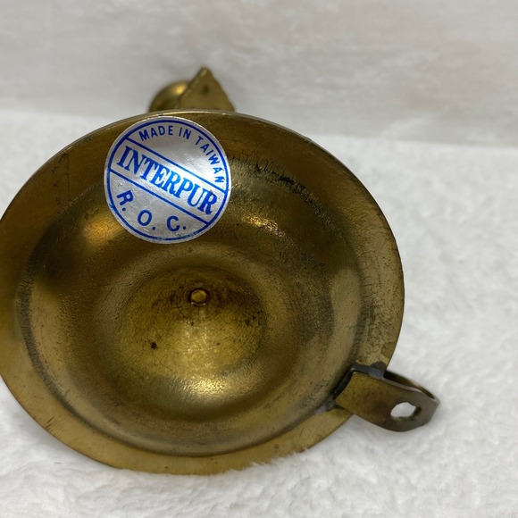 VTG Solid Brass Nautical imbal Swinging Swivel Candlestick Holder - Picture 4 of 6